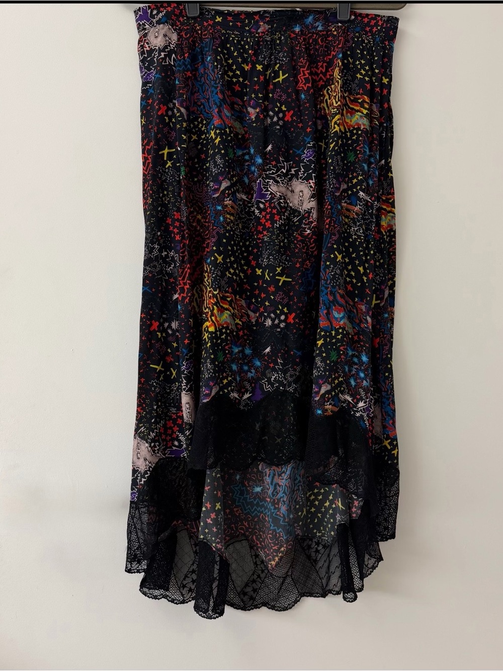 Zadig & Voltaire Joslin Glam Rock Lace Hem Skirt